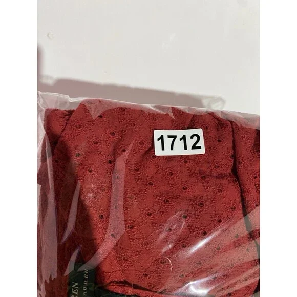 Vtg Ralph Lauren Button Up Top 2X Eyelet Beachy Minimalist Quite Luxury Coastal - Picture 11 of 11